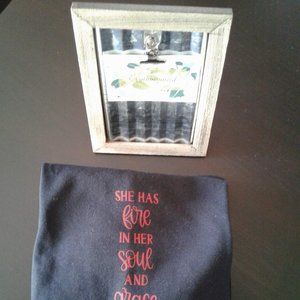 Handmade T-shirt with Motivational Words
